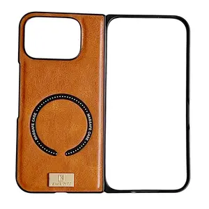 Magnetic Crazy Horse Pattern Phone Case for Google Pixel 10 Pro Fold, Trendy Creative Mobile Cover, Style Protective Shell