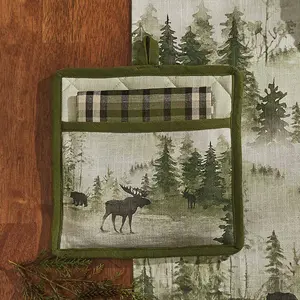Wildlife Watercolor Pot Holder Set