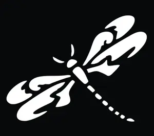 dragonfly bug insect home decor car truck  decal sticker 5"