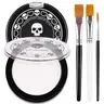 UCANBE Professional Smooth Oil-Based Face & Body Paint Cosmetic Kit - Non-Toxic, Orange, Ginger Yellow, Cream Shades, Blendable Full Coverage - For Children, Halloween Zombies, Animals, Avatar Arts Makeup,familyfun