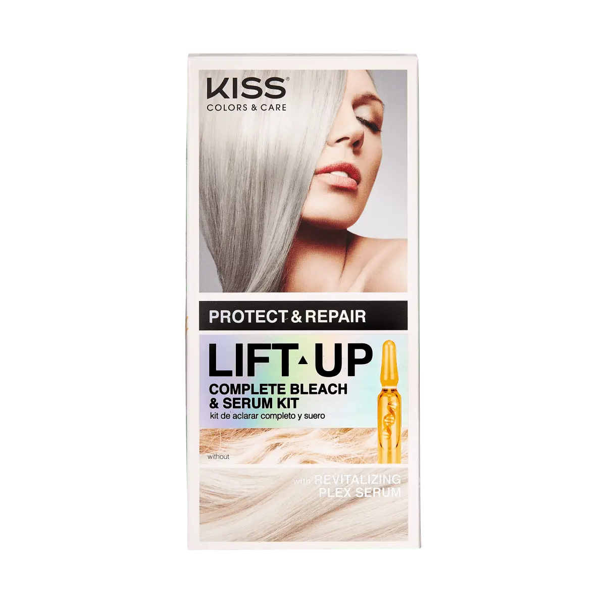 Kiss Colors & Care Lift Up Complete Bleach & Serum Kit Kiss Colors & Care Lift Up Complete Bleach & Serum Kit