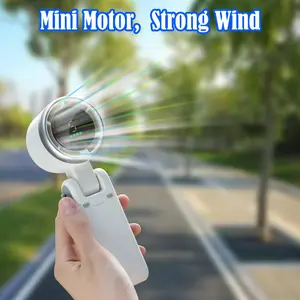 USB-C Rechargeable Handheld High Speed Fan – 5-Speed Portable Foldable Fan for Neck & Desk Use, Travel, School, Home | Cool Gift for Boyfriend, Best Friend, Family | Compact & Powerful Breeze Anywhere，Outdoorfun