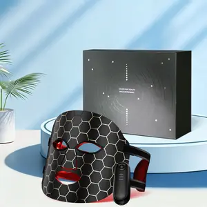 2027 New Facial Phototherapy Device, Seven Color LED Home Use Facial Mask, Skin Revitalizing Effect, Portable Easy to Use, Ideal Gift