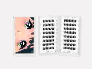 'man hua' lashes - doll eye clusters