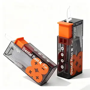 Dental floss dispenser, flosser storage box for adults, toothpick holder