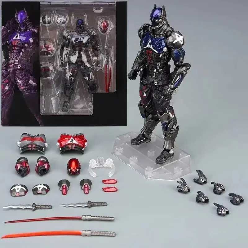 YAMAGUCHI Arkham Knight Batman Red Hood Robin Jason Todd Figuarts Game Model Toy Collection Kids Gift