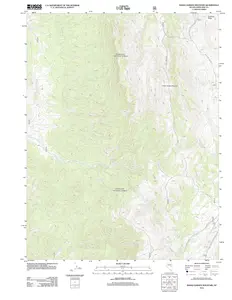 Indian Garden Mountain Nevada USGS Topographic Quadrangle Map, 2012, 1:24000