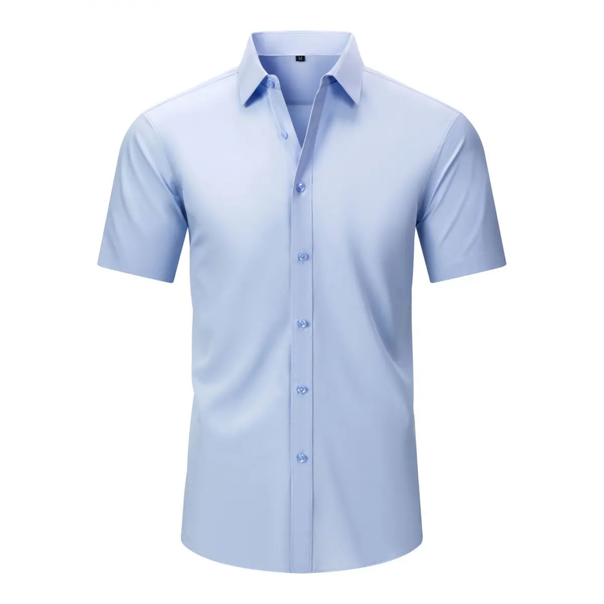 Men's Plus-Size Casual Long-Sleeve Plain Dress Shirt Tops - 4-Way Stretch Polyester Fabric, Lightweight, Wrinkle-Resistant, No-Iron, Straight Hem, Comfortable Fit for Office, Christmas Gift, XS-5XL - TikTok Shop Men's Plus-Size Casual Long-Sleeve Plain Dress Shirt Tops - 4-Way Stretch Polyester Fabric, Lightweight, Wrinkle-Resistant, No-Iron, Straight Hem, Comfortable Fit for Office, Christmas Gift, XS-5XL - TikTok Shop