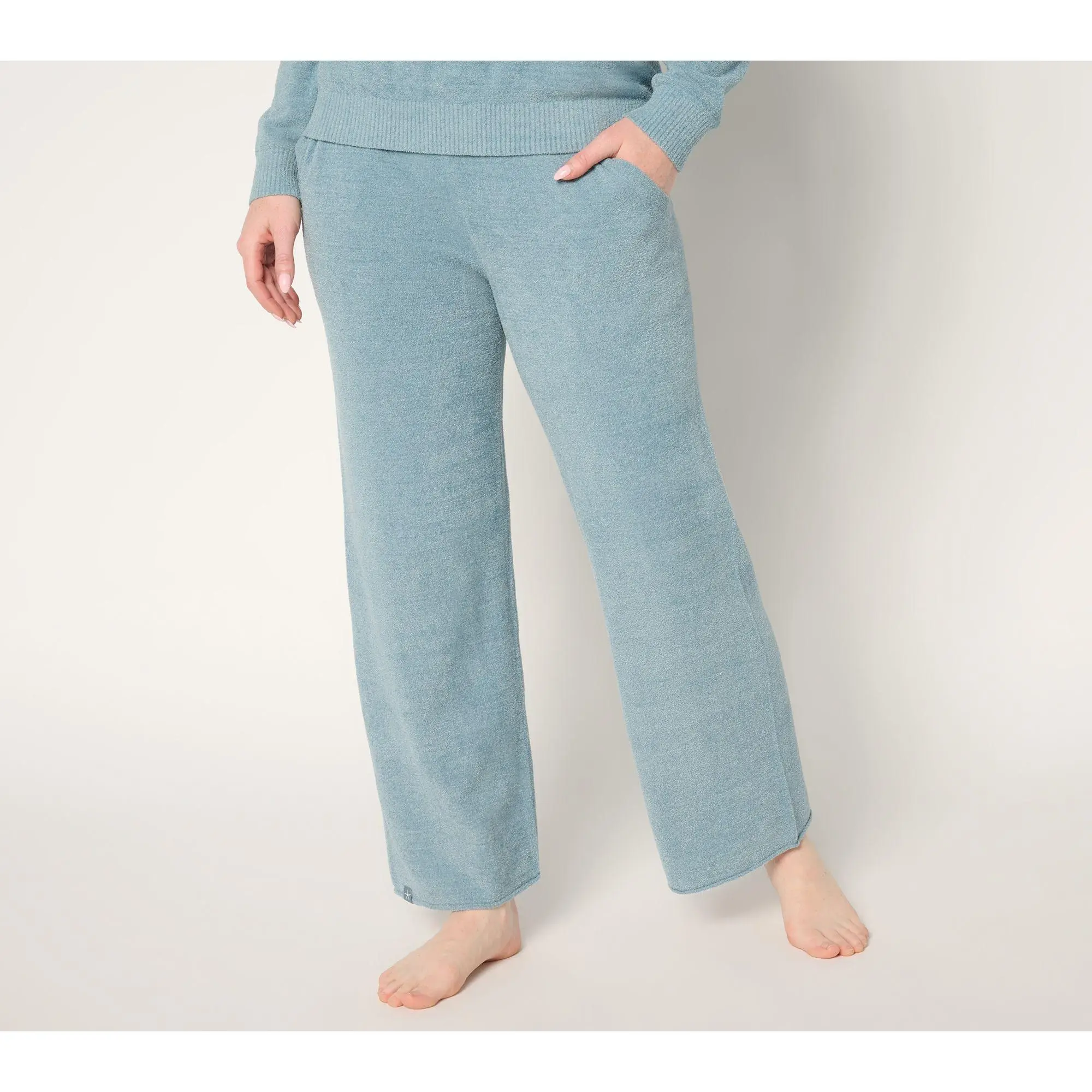 Barefoot Dreams Petite CozyChic Ultra Lite Rolled Edge Ankle Pant