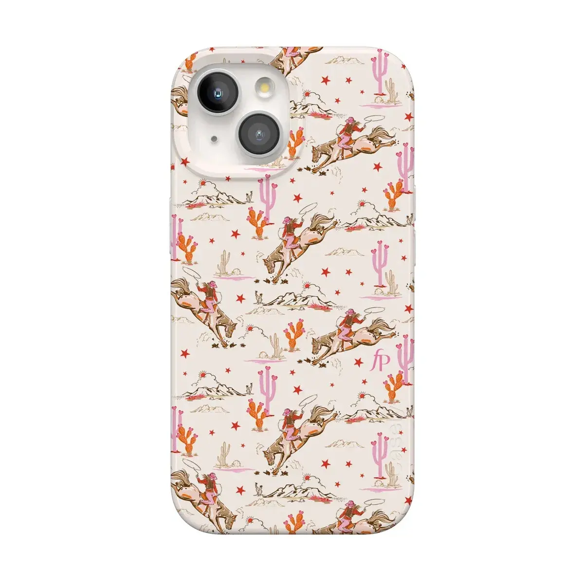 Casely iPhone 15 Case | FashionPass x Casely | Cowgirl Canyon | Compatible with MagSafe | Classic Ultra Thin Design