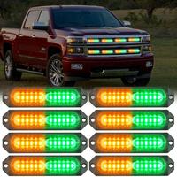 Amber/Green Lights 8Pcs