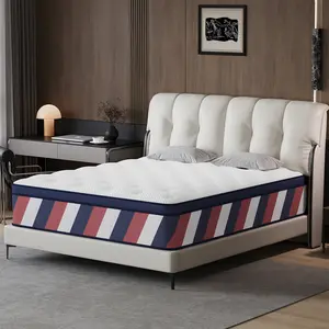 【miyedao】12 Inch Twin, Full, Queen, King Mattress Memory Foam And Spring, Hybrid MattressMedium Firmness, Lumbar Support, For Home Rooms Hotels, Boxed Halloween ChristmasGift Furniture Ergonomic mattress queen size mattress