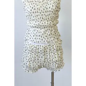 Floral Ruffled Bloomer Shorts