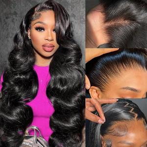 Cynosure Body Wave 13x6 Lace Front Wig Human Hair Pre Plucked Pre Bleached HD Lace Frontal Glueless Drawstring Wigs Pre Everything Wigs for Women #SummerVibes