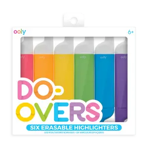 Do-Overs Erasable Highlighters - Set of 6