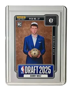 Danny Wolf Rookie 2025-26 Panini NBA #24 Draft Night Card Brooklyn Nets