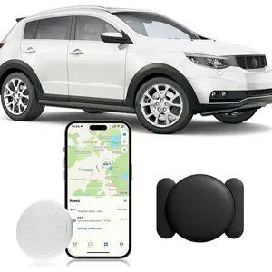 Tracker Device for Vehicles,GPS Car Tracker-No Monthly Fee Car Locator Works with Find My(iOS Only), Mini Hidden Car Tracker with Magnetic Case(Black,1PCS)
