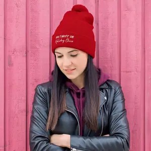 !00% Tariff On Holiday Cheer Pom-Pom Beanie