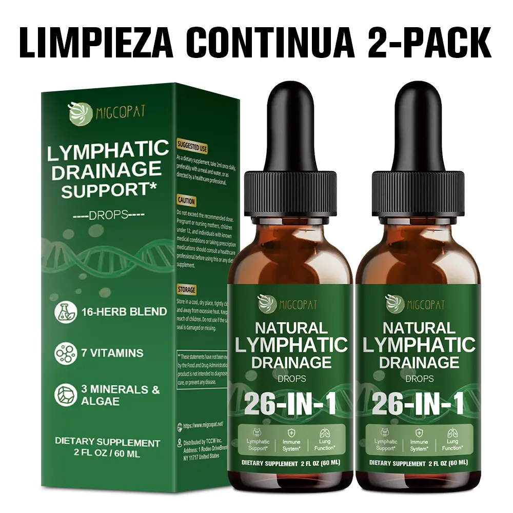 Migcopat Cutting Drops 2 Packs – Lymphatic-Focused Debloat Formula with Dandelion, Echinacea, Turmeric, Elderberry, Dandelion, Vitamins and Mullein Drops for Lungs, Lymphatic, Immune Support, Liver Cleanse Detox & Repair, 2 fl oz，#Summervibes