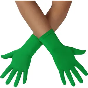 Men's and Women's Gloves Costume Accessories Wrist Length Spandex Stretch Halloween Cosplay Party Wedding Prom Gloves