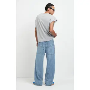 Pacsun Men's Blake Extreme Baggy Jeans Double Pocket Light Blue