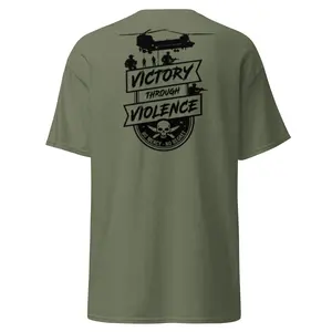 Victory Through Violence Skivvy Tee | Athletic Fit Military Undershirt