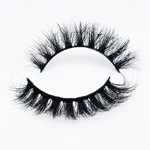 Mkhlina 3D Faux Mink Luxury False Eyelashes, Natural Style Summer Makeup, Fluffy Mixed Curl, 0.07mm very Soft