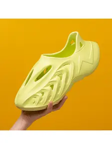 Men's Breathable Hollow-Out Clogs, Anti-Slip & Wear-Resistant Slides, Walking Shoes, Slide Slippers, Suitable for Daily Casual Wear