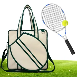 Large Capacity Tennis Tote Bag Waterproof Tennis Racket Shoulder Bag Portable Pickleball Bag for Men Women Sports Training