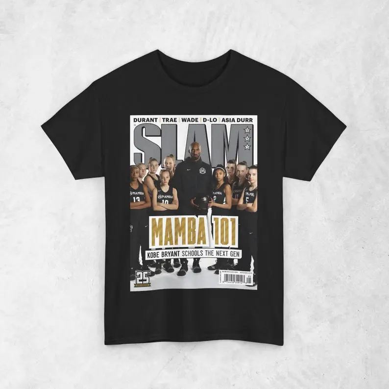 (Sale Off Up To 50%) Kobe Bryant & Gigi Shirt, SLAM Cover T-Shirt, Unisex Sports Tee, Vintage Retro Basketball Streetwear, Gift For Men