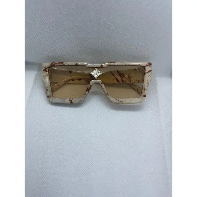 Cyclone Sunglasses 2 - Beige/Brown Marble (Gold)