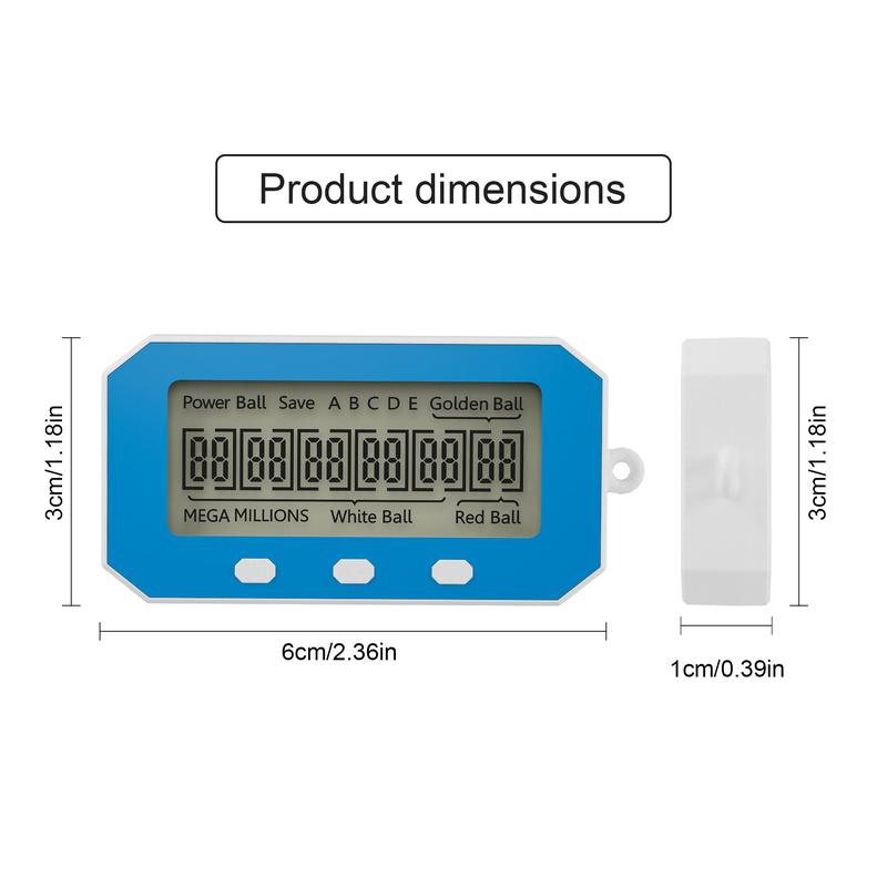 Nokade Lottery Number Picker, AI Lottery Machine, Number Selector, Intelligent Lottery Assistant, Quick Pick to Lottery Number toy car alarm clock