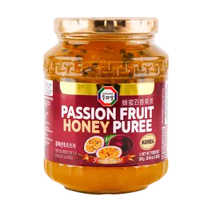 SURASANG Korean Honey Passion Fruit Jam 580g - DIY Refreshing Tea, Yogurt Bowl, Baking Sweetener