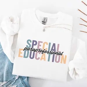 Para Paraprofessional Short-sleeve T-Shirt / Sweatshirt , Para T-shirt , Minimalist Special Education Teacher tee, SPED Cotton Unisex