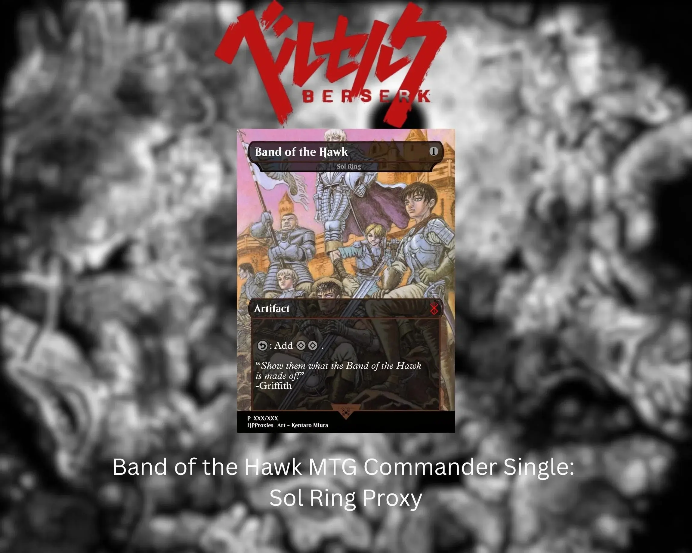 Band of the Hawk Commander Single: Sol Ring Proxy