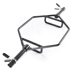 fathersdaygift VEVOR Trap Bar Hex Bar, 2-Inch Hex Barbell, 800 LBS Capacity Shrug Bars with Knurled Grips, Weightlifting and Strength Training Equipment, Home Gym for Squats, Deadlifts, Shoulder Presses, Black