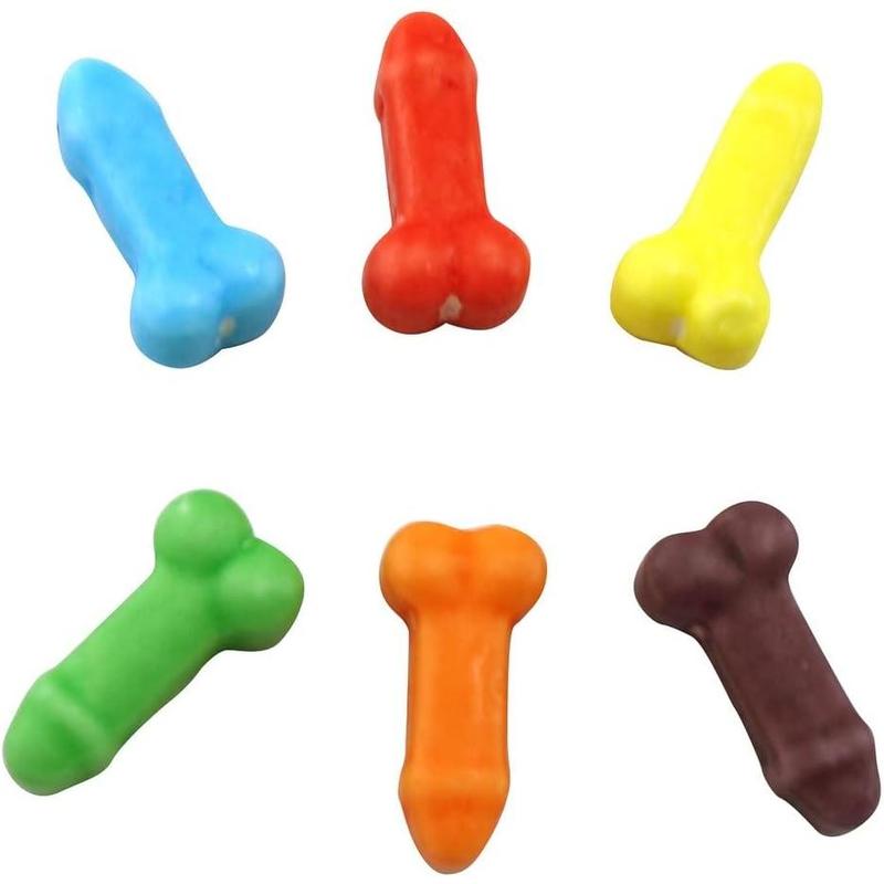 Suck A Bag of Dicks - Adult Pecker-Shaped Candy- Tell 'EM to Suck It! - 100 Pieces - 3 Ounces Snack Bonbon Fun Candy