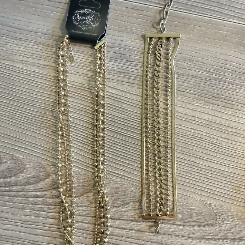 18k Plated with Multiple Strands