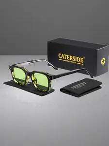 Minimalist Propionate New Square Glasses CP Temple Tips High End Business Retro Versatile Unisex For Beach Road Trip Street Decoration