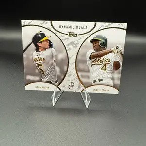 Topps Dynamic Duals Jacob Wilson & Miguel Tejada Baseball Trading Card #20