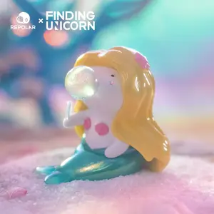 [FINDING UNICORN] 【Live Unboxing】Repolar Marine Creature Series Blind box Cute Figures Desktop Ornament Collectible Toys Birthday Gifts HQYM69WT7C