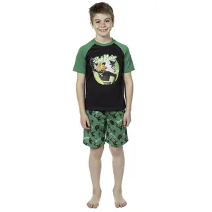 Miraculous: Tales of Ladybug & Cat Noir Boys' Character Sleep Pajama Set Shorts