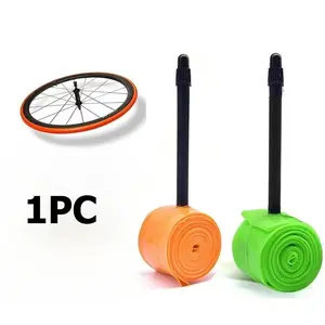 1PC Ultralight Bike Inner Tube 700C 18 23 25 28 Road Bicycle TPU Tire 65mm Length French Valve Super Light Tube Bicycle Parts