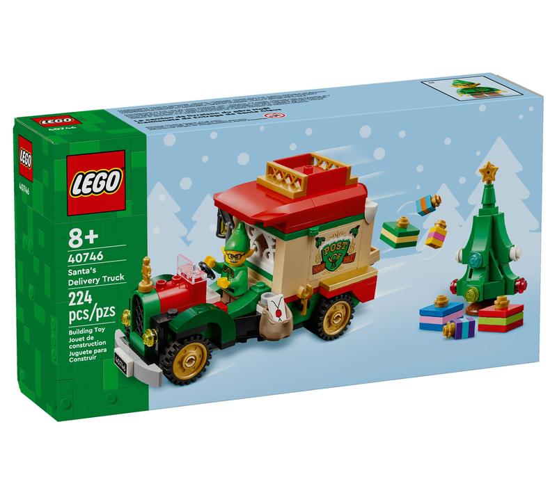 ShWk 9/29 LEGO Santa's Delivery Truck 224 PieceBuilding Set
