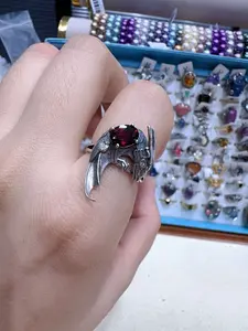 Mary(11004)gc.Garnet dragon s925