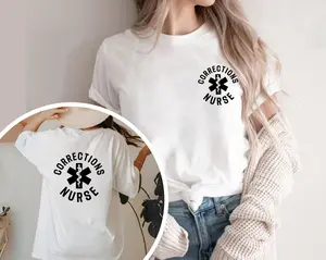 Corrections Nurse Shirt, Custom Correctional Nurse Shirt, Graduation Gift for Jail Nurse, Coworker Gift for Corrections RN, New RN Gift
