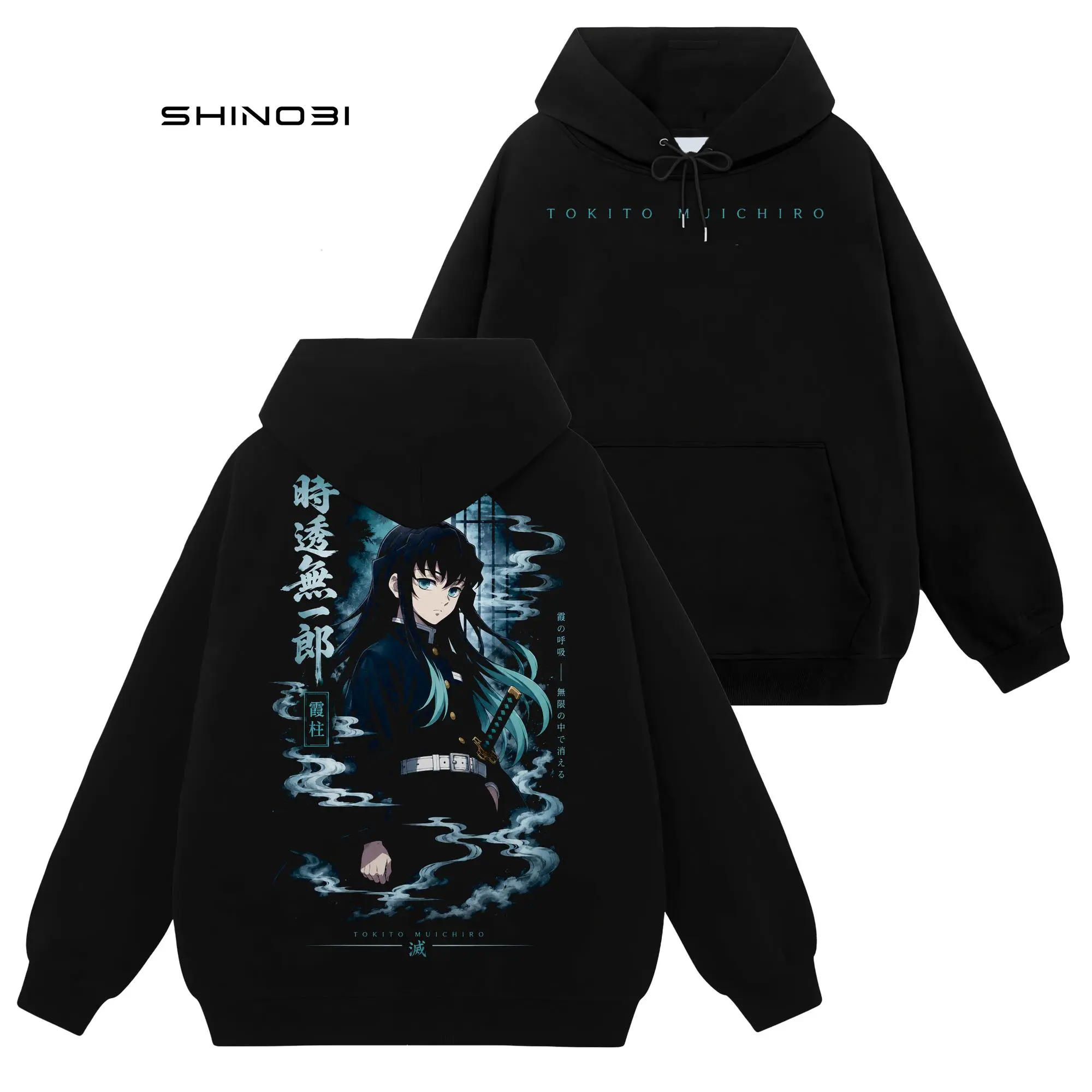 [Shinobi Shop] Tokito Muichiro - Demon Slayer Kimetsu No Yaiba #313 Hoodie T-Shirt Sweatshirt, Retro Vintage Unisex Graphic 90s Cotton, Gift For Wibu, Anime Manga Y2K Streetwear