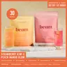 [Limited Edition] Beam Glow Women’s Wellness Drink Mix Duo/Trio Pack – Peach Mango, Hormone Balance & Beauty Support, Sugar Free, Caffeine Free, 15 Calories, 30–45 Servings