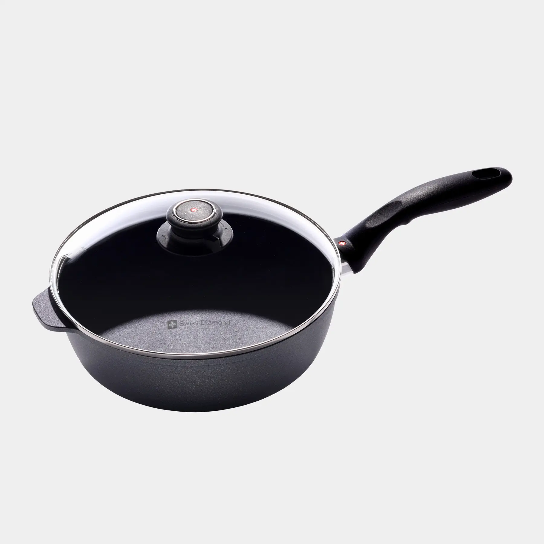 HD Nonstick Saute Pan with Glass Lid | Made in Switzerland