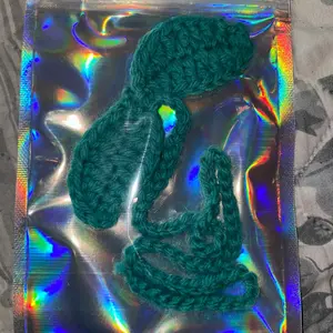 Leaf Sprout Crochet Bookmark